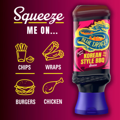 Blue Dragon Korean BBQ sauce 310g, imported from the UK