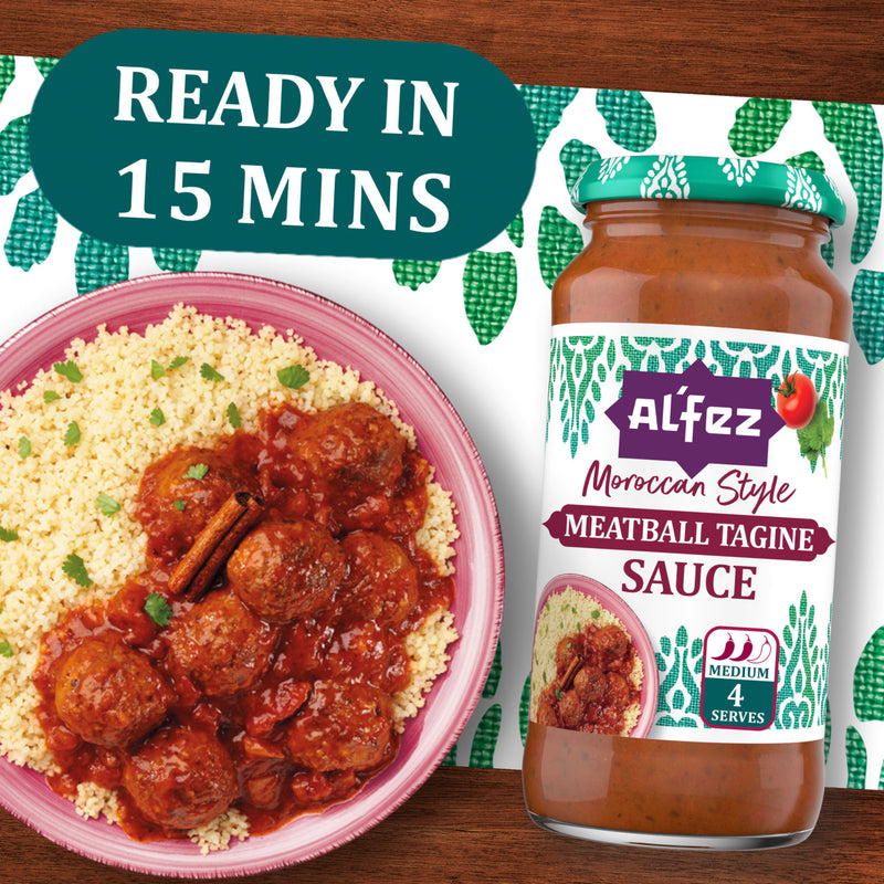 Al Fez Moroccan Style Meatball Tagine Sauce 450g - British product