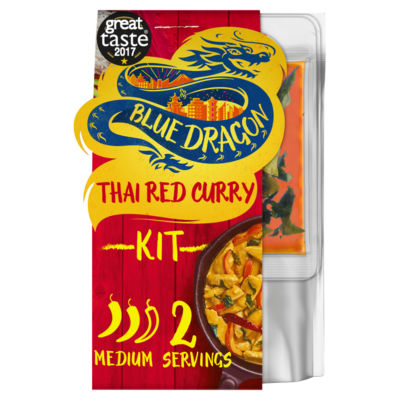 Blue Dragon Thai red curry kit 253g - British product