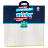 Minky microfibre kitchen cloths 2 pack, UK version