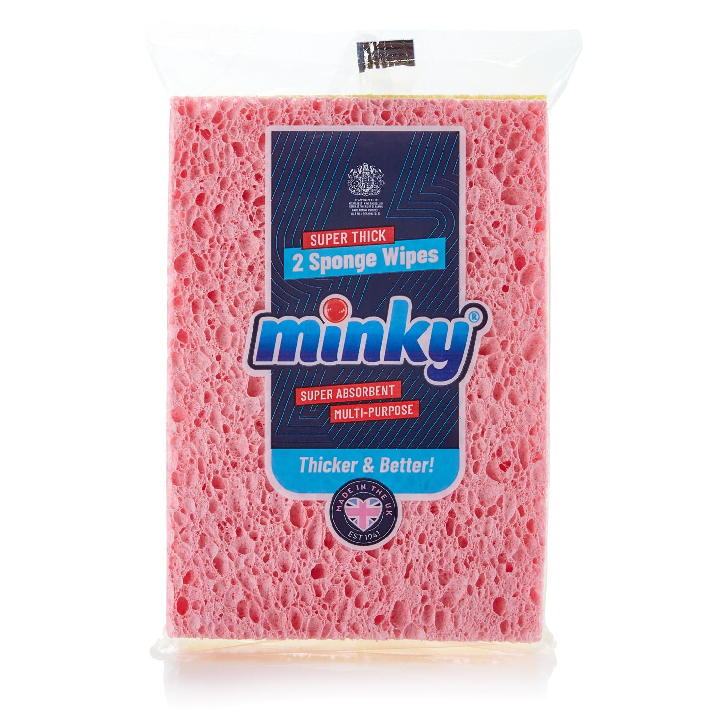 Minky super thick sponge wipes (British brand)