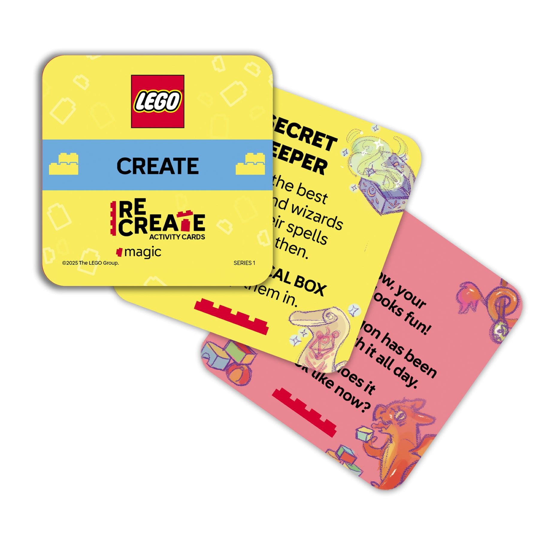 LEGO Recreate activity cards Magic pack - British product