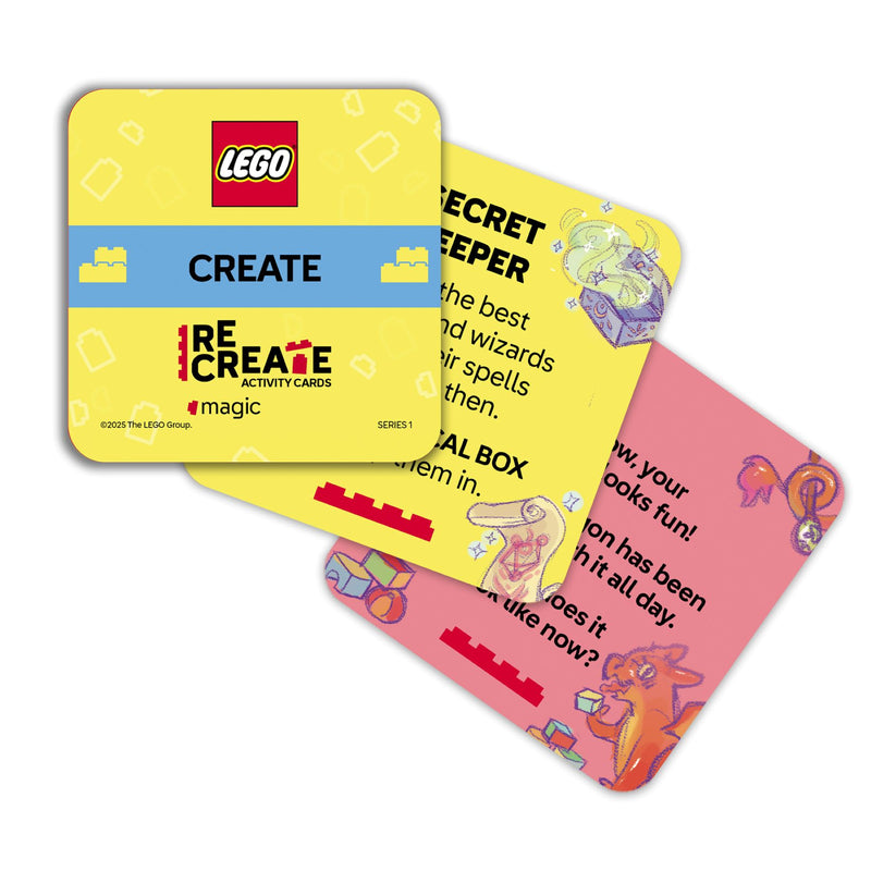 LEGO Recreate activity cards Magic pack - British product