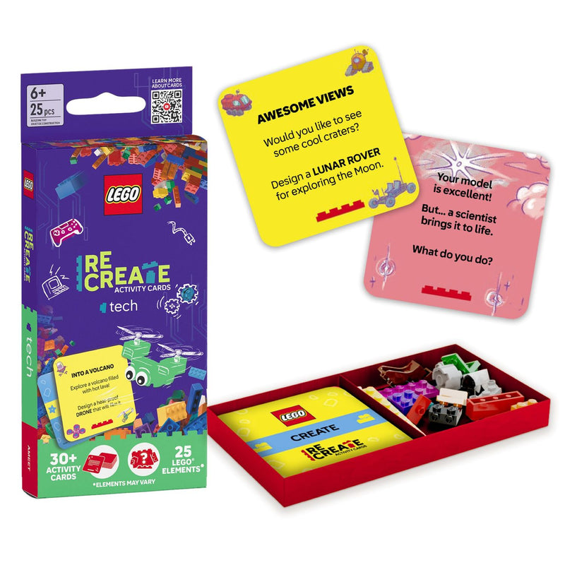 LEGO Recreate activity cards Tech set - (British brand)