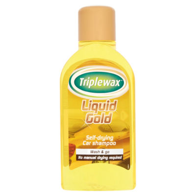 Triplewax Liquid Gold Selbsttrocknendes Autoshampoo 500ml (Britische Marke)
