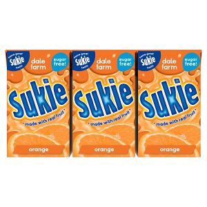 Dale Farm Sukie Orange multi-pack 9x250ml, UK version
