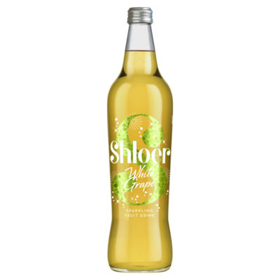 Shloer Sprudelndes Weißer Traubensaftgetränk 750 ml Alkoholfreies Sprudelgetränk