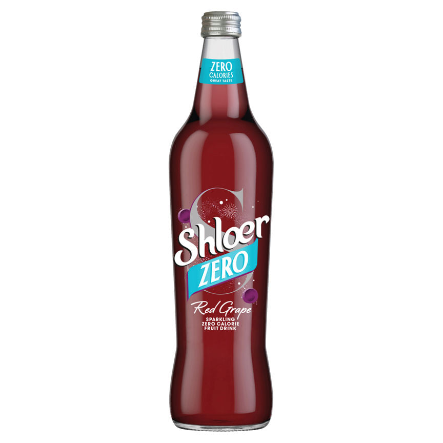 Shloer Zero Red Grape Sparkling Zero Calorie Fruit Drink