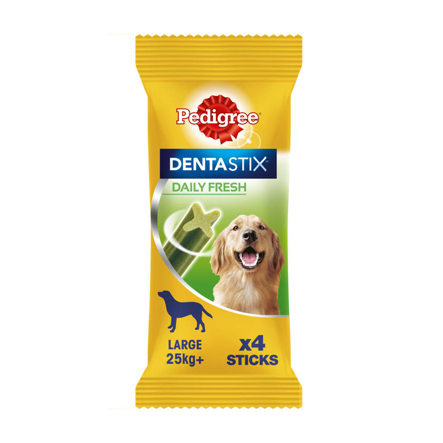 Pedigree Dentastix Fresh Daily Large Dog Dental Treats 4 Sticks