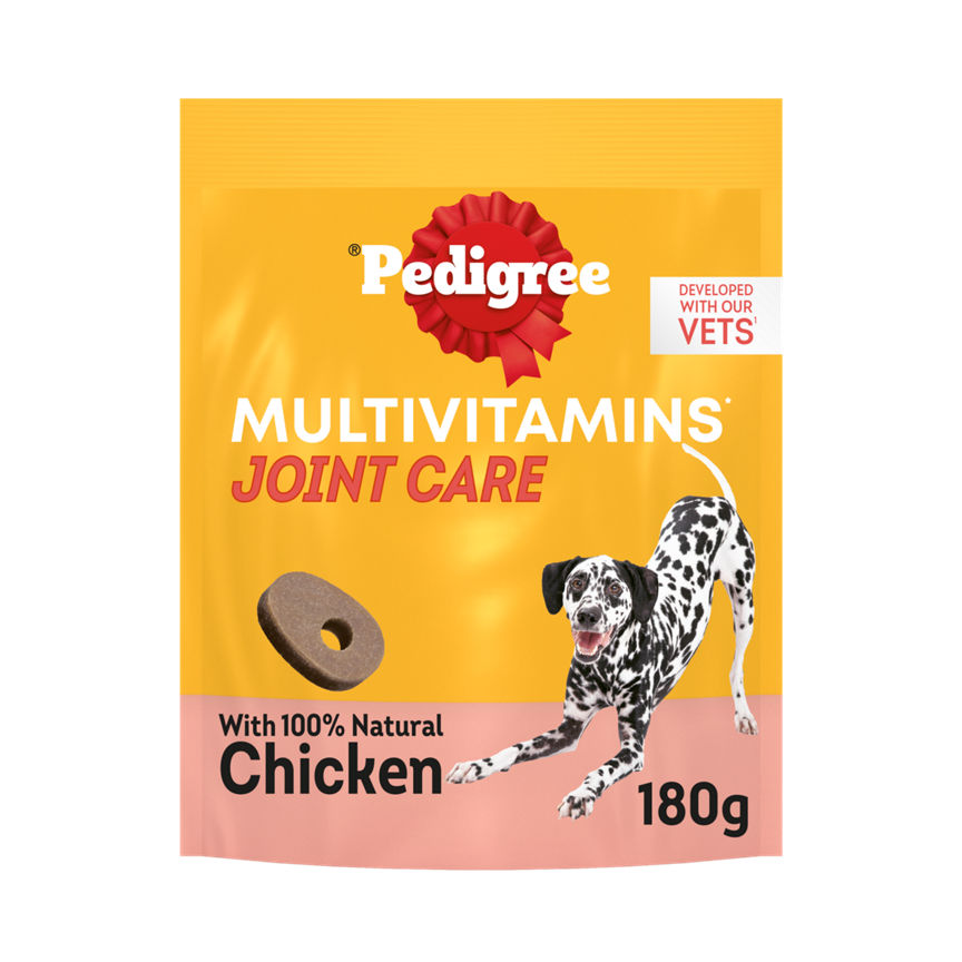 Pedigree Multivitamins Joint Care 30 Soft Adult Dog Chews 180g GOODS ASDA   