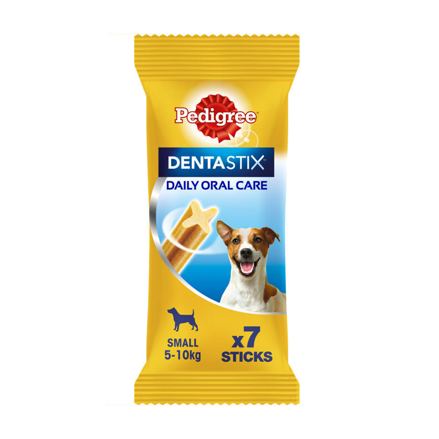 Pedigree Dentastix Daily Adult Small Dog Treats 7 x Dental Sticks