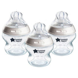 Tommee Tippee Natural Start Anti-Colic Baby Bottles Slow Flow 3x 150ml (British brand)