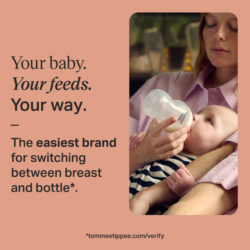 Tommee Tippee Natural Start baby bottle 260ml, UK version