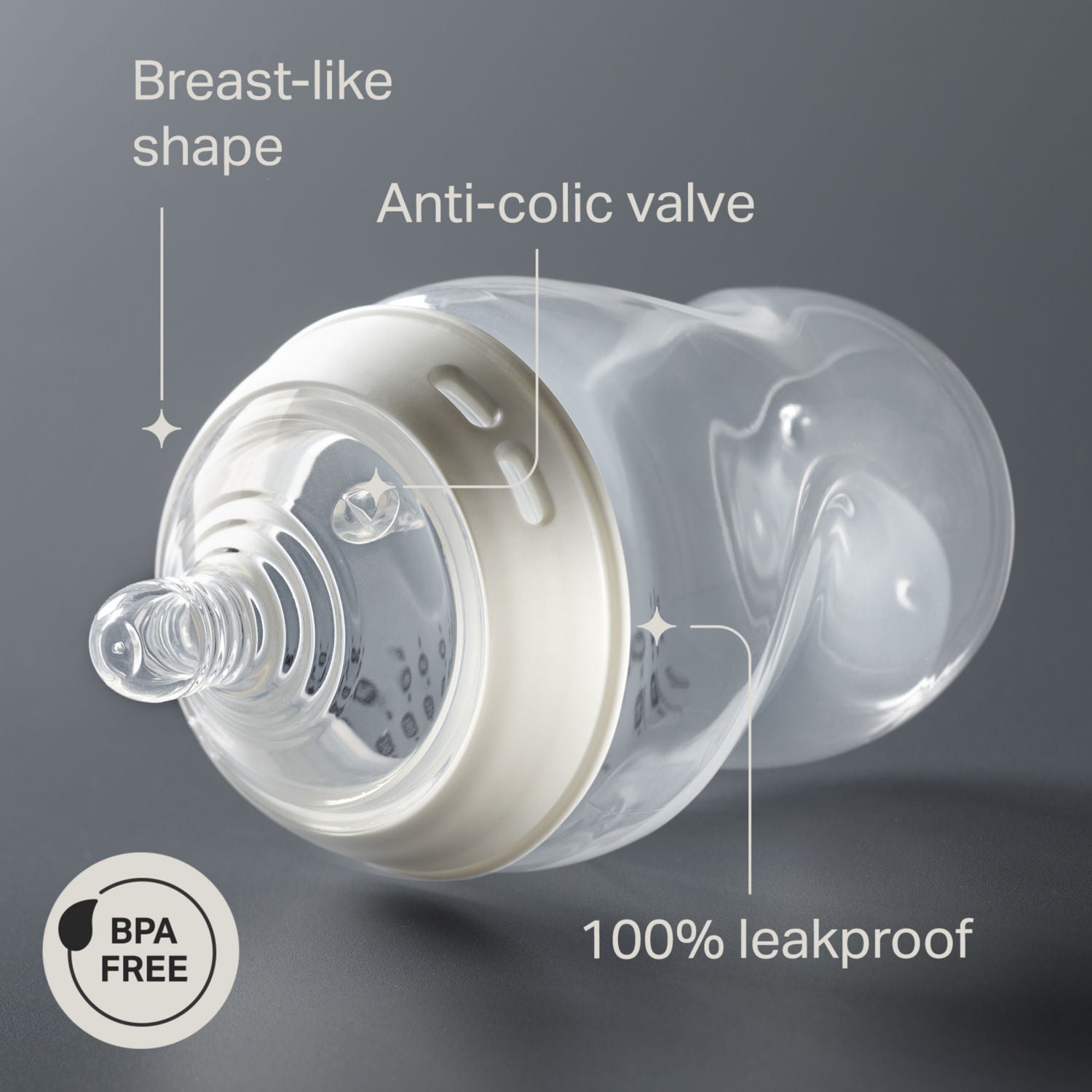 Tommee Tippee Natural Start baby bottle 260ml, UK version
