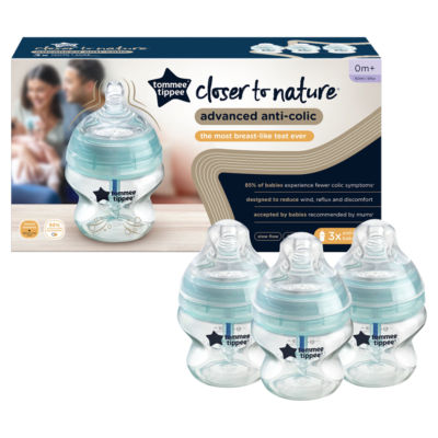 Tommee Tippee Advanced Anti-Colic baby bottle 150ml, imported from the UK