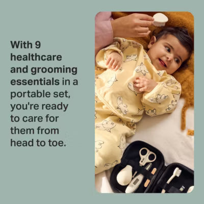 Kit de soins et de toilettage pour bébé Tommee Tippee, 9 essentiels pour les soins à domicile et en voyage