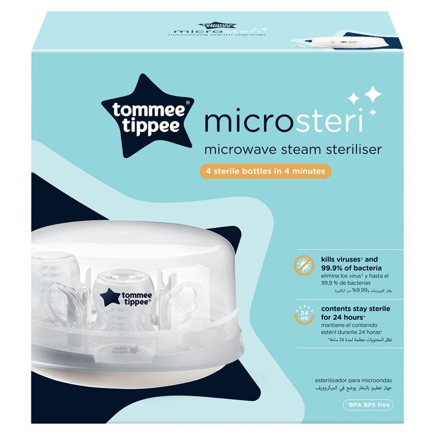 Tommee Tippee Closer to Nature Microwave Steam Steriliser GOODS ASDA   