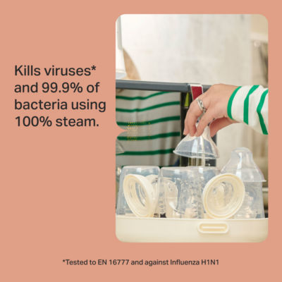ASDA Tommee Tippee Microsteri Microwave Steam Steriliser for Bottles and Accessories- Buy online at McGrocer