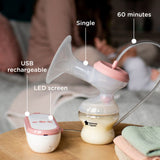 Tommee Tippee portable single electric breast pump (British brand)