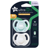 Tommee Tippee ultra-light silicone soothers 0-6 months (British brand)