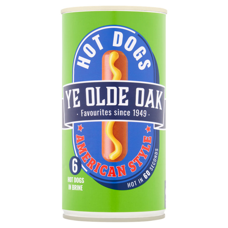 Ye Olde Oak American Style Hot Dogs in Brine GOODS ASDA   