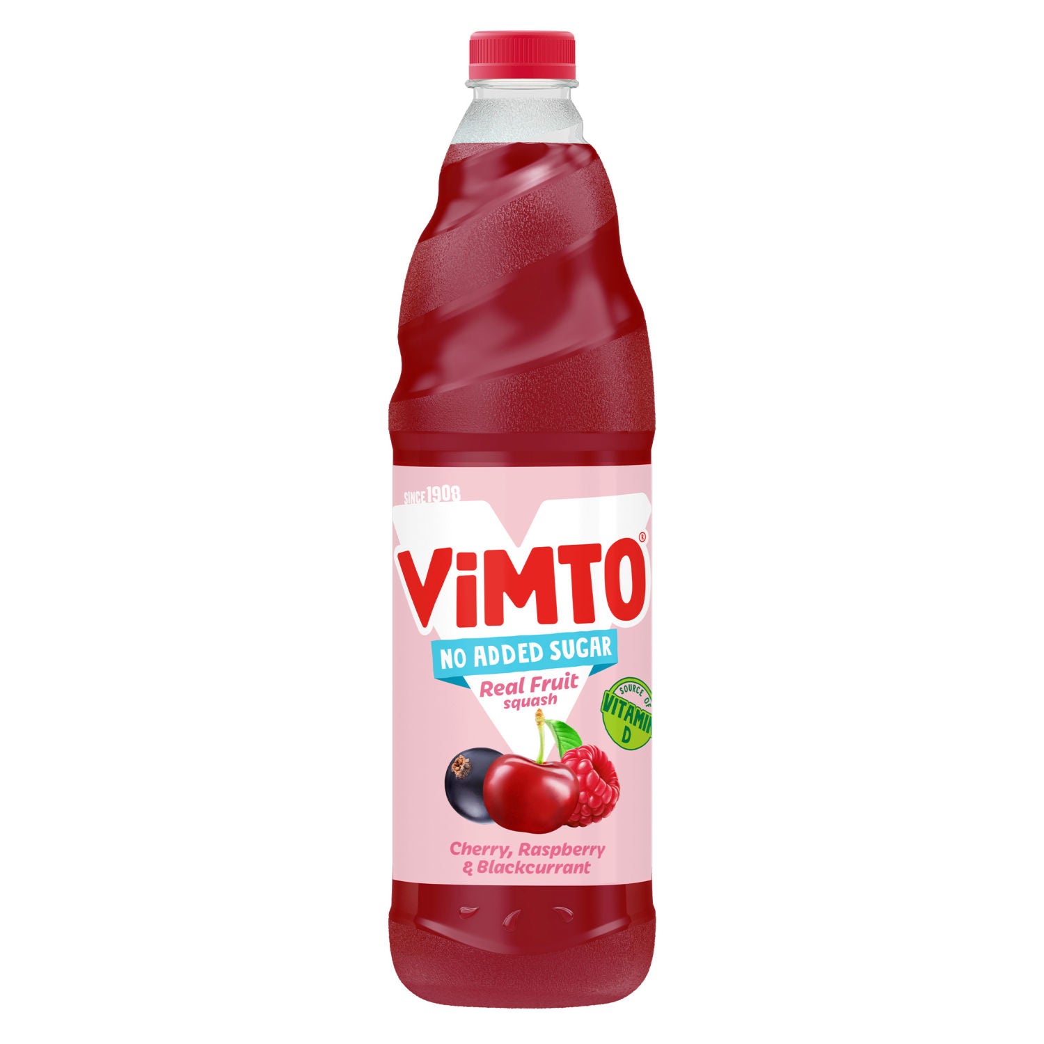 Vimto fruit squash cherry raspberry blackcurrant 1 litre (British brand)