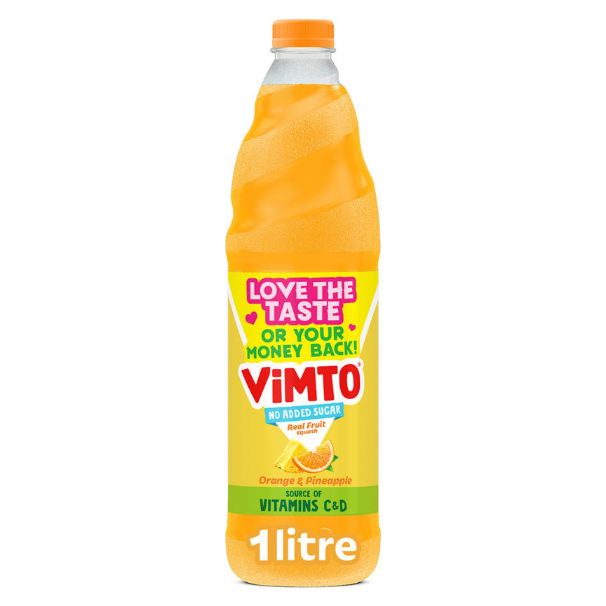 Vimto Real Fruit Squash Orange & Pineapple GOODS ASDA   