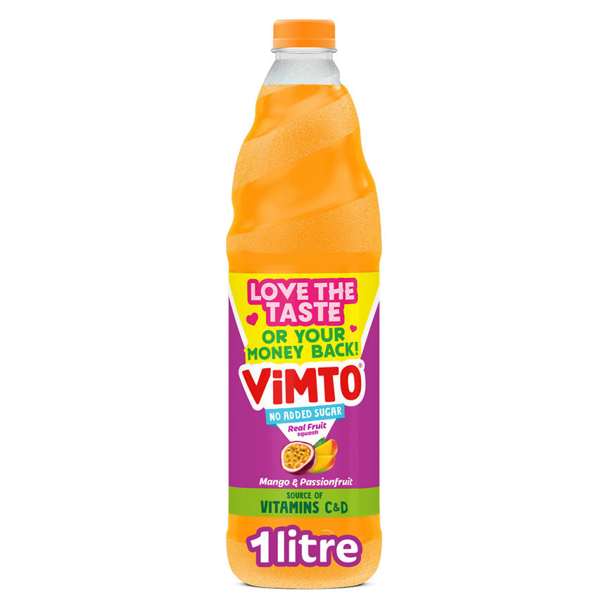 Vimto Real Fruit Squash Mango & Passionfruit GOODS ASDA   