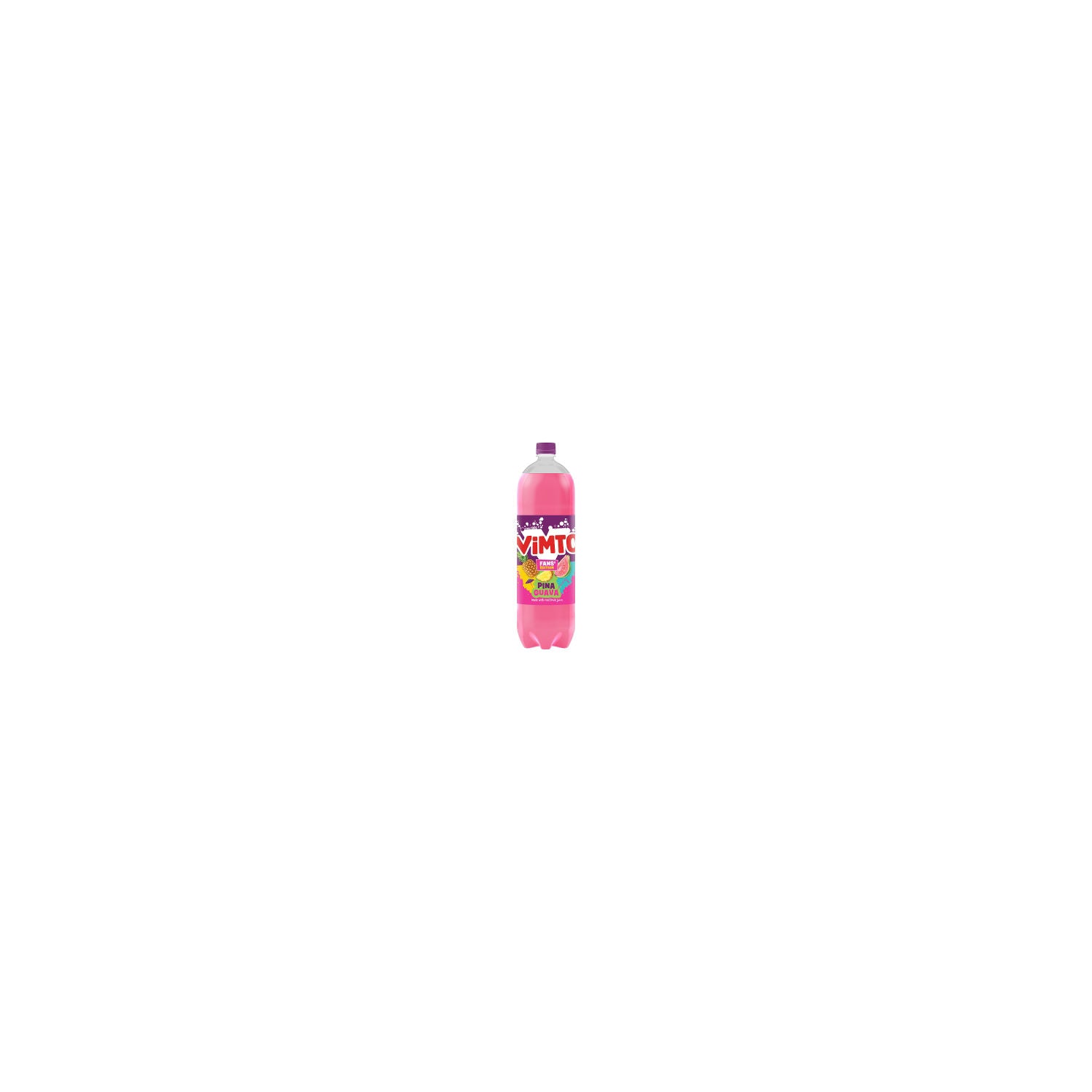 Vimto Fans' Edition Pineapple & Guava soft drink 2 litre, UK version