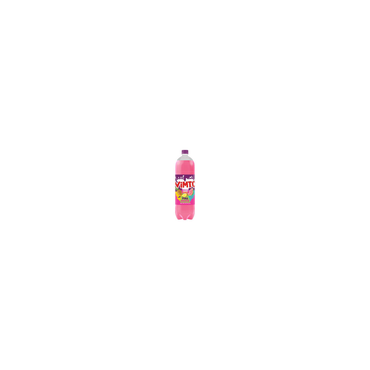 Vimto Fans' Edition Pineapple & Guava soft drink 2 litre, UK version