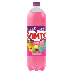 Vimto Fans' Edition Pineapple & Guava soft drink 2 litre, UK version