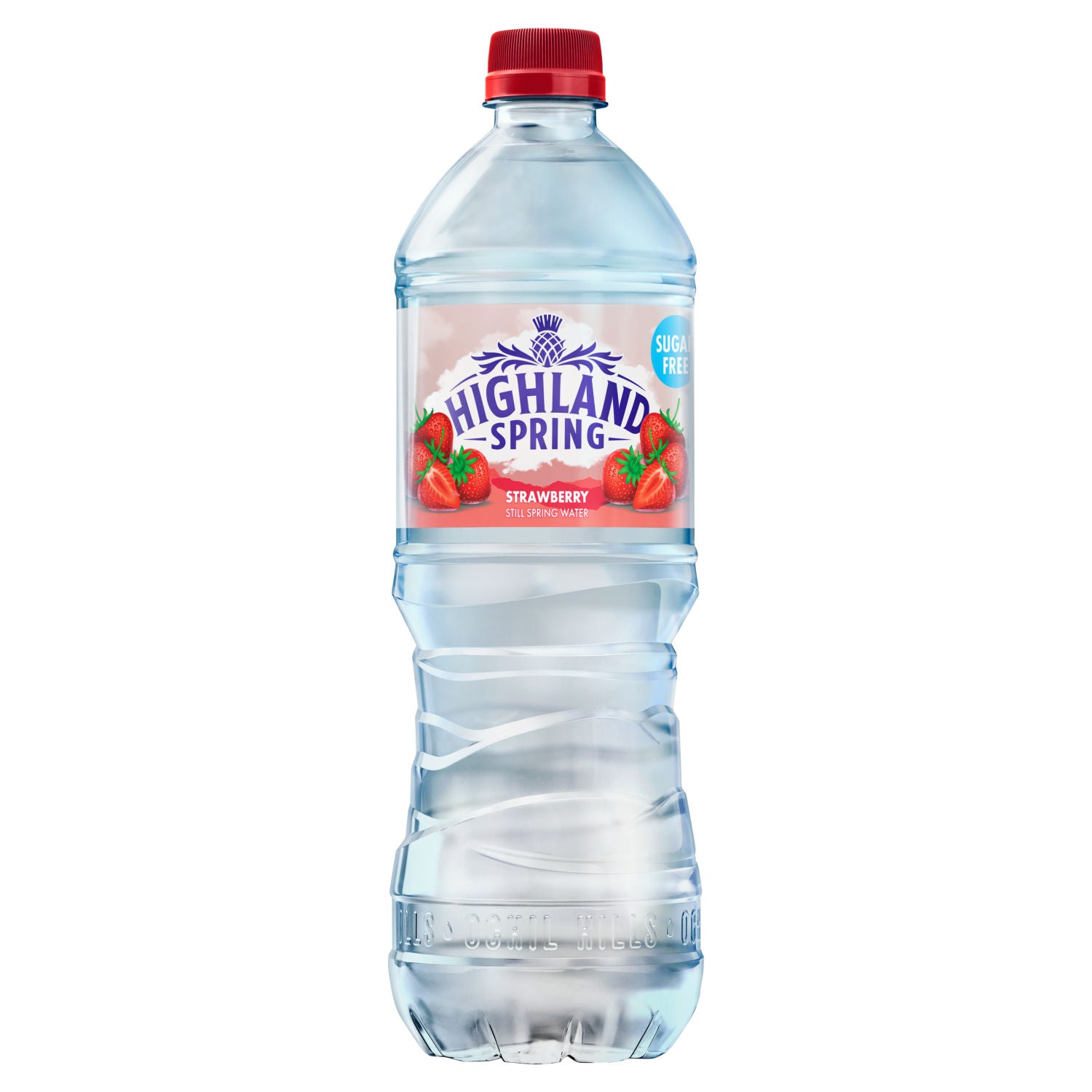 Highland Spring strawberry still spring water 750ml (British brand)