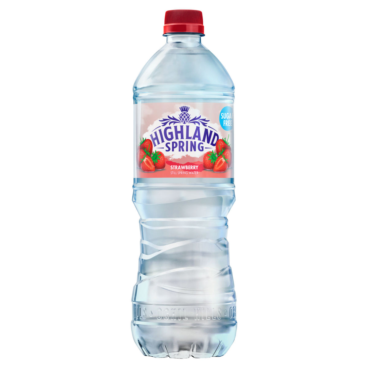Highland Spring strawberry still spring water 750ml (British brand)