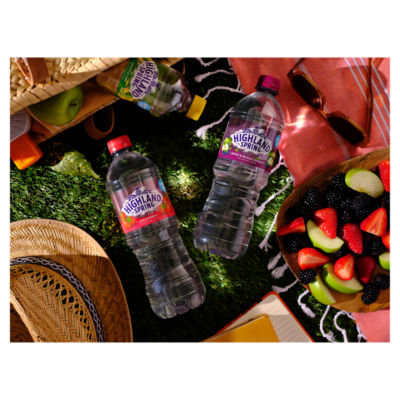 Highland Spring strawberry flavoured spring water 1.25L (British brand)