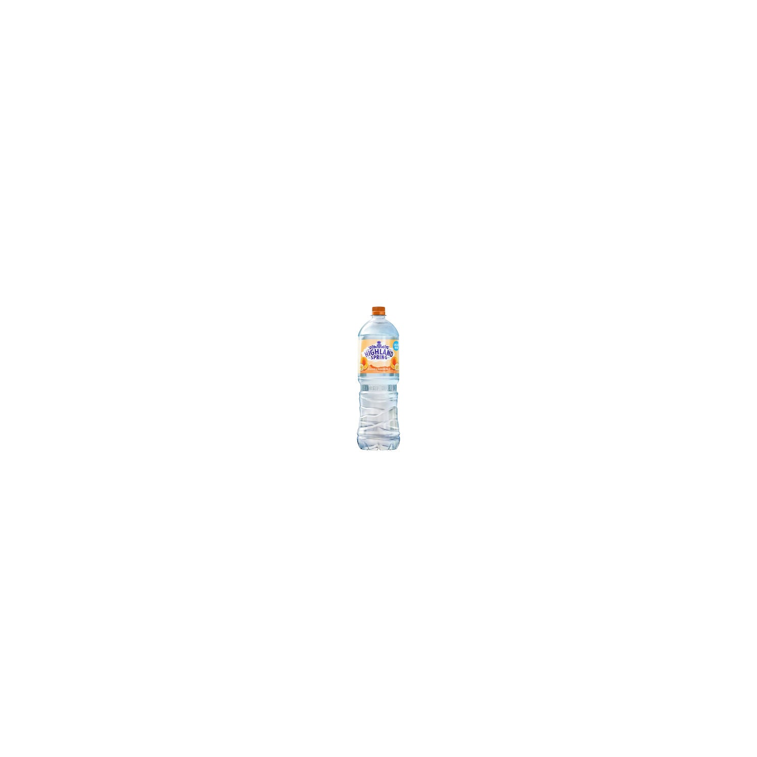Highland Spring Orange Passion Fruit still water 1.25L, UK version