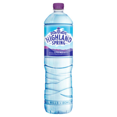 Highland Spring still spring water 1.5 Litre, UK version