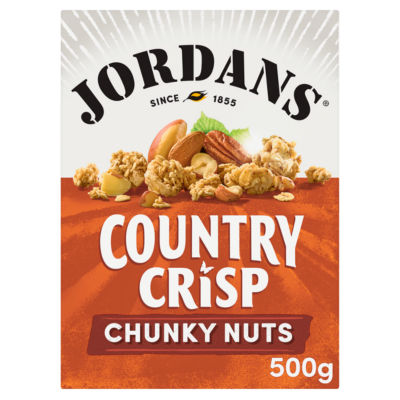 ASDA Jordans Country Crisp Chunky Nut Breakfast Cereal 500g- Buy online at McGrocer