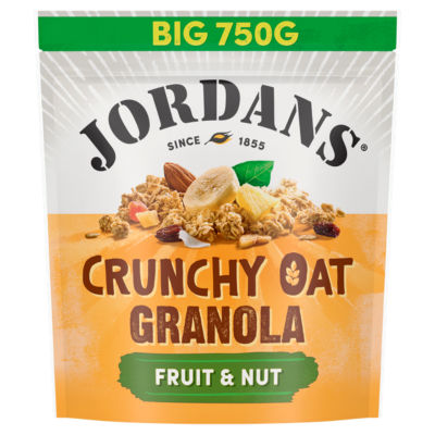 ASDA Jordans Crunchy Oat Fruit & Nut Granola Breakfast Cereal 750g- Buy online at McGrocer