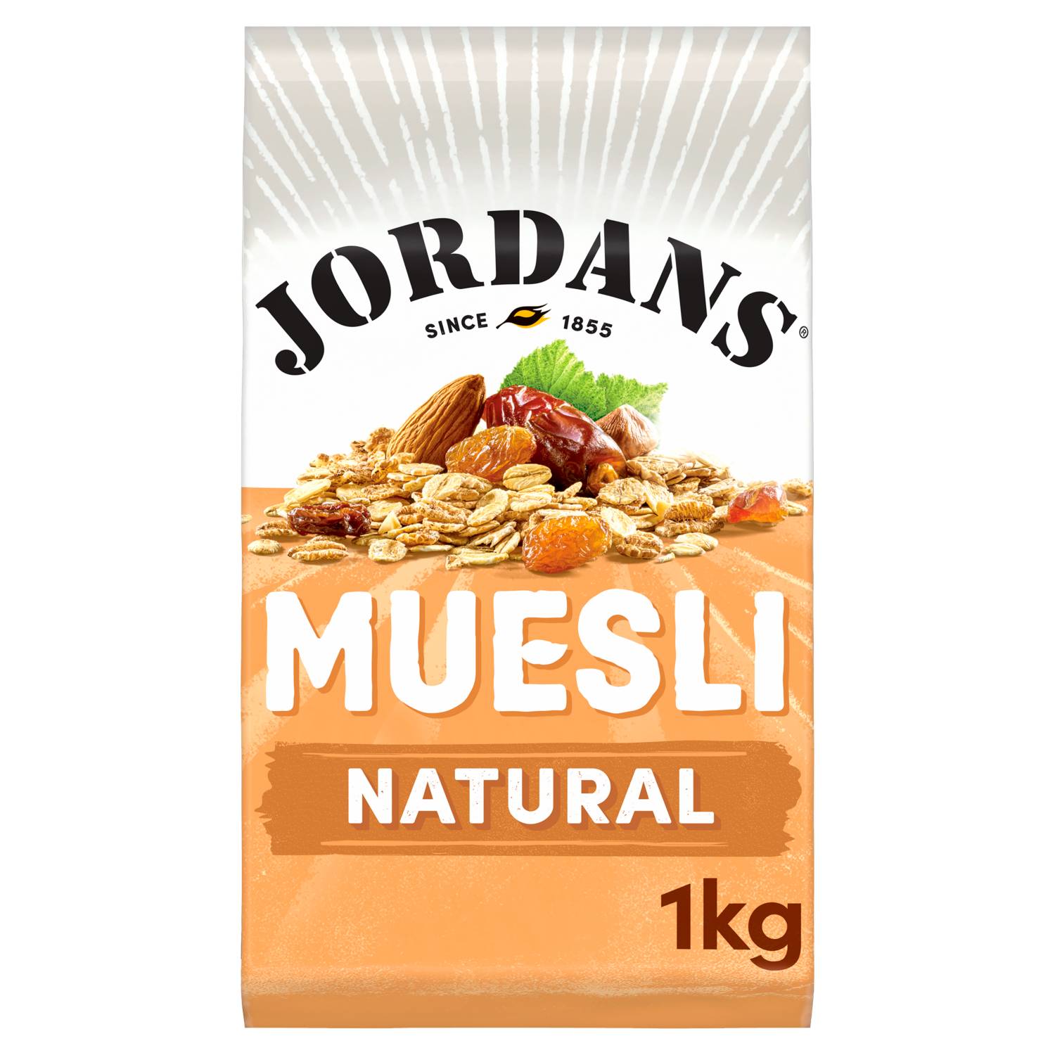 Jordans Natural Muesli breakfast cereal 1kg (British brand)
