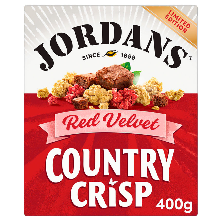 Jordans Limited Edition Red Velvet Country Crisp