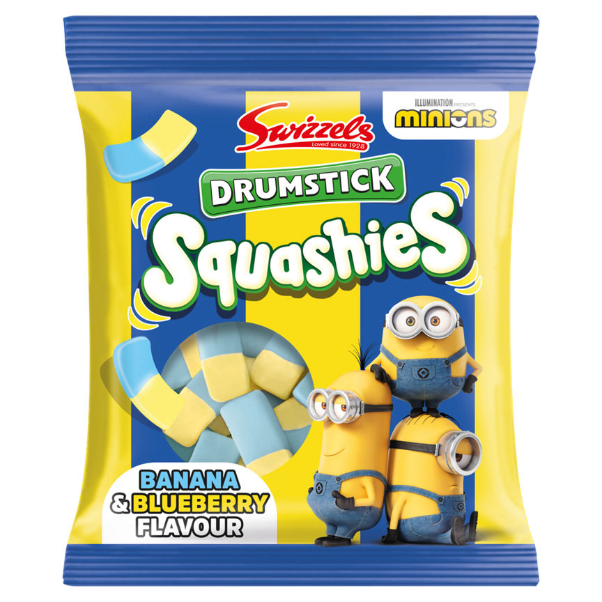 Swizzels Drumstick Squashies Banana & Blueberry Flavour GOODS ASDA   