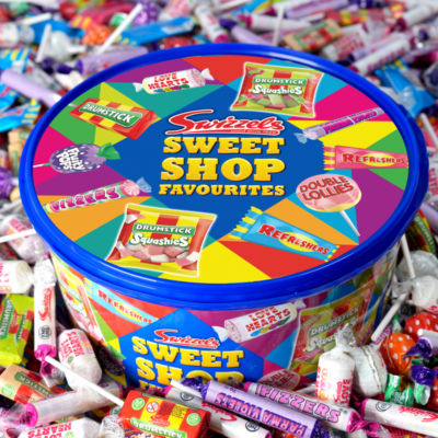 Swizzels Sweet Shop Favourites tub 650g, imported from the UK