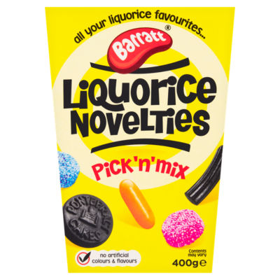 Barratt pick 'n' mix liquorice novelties 400g - British product