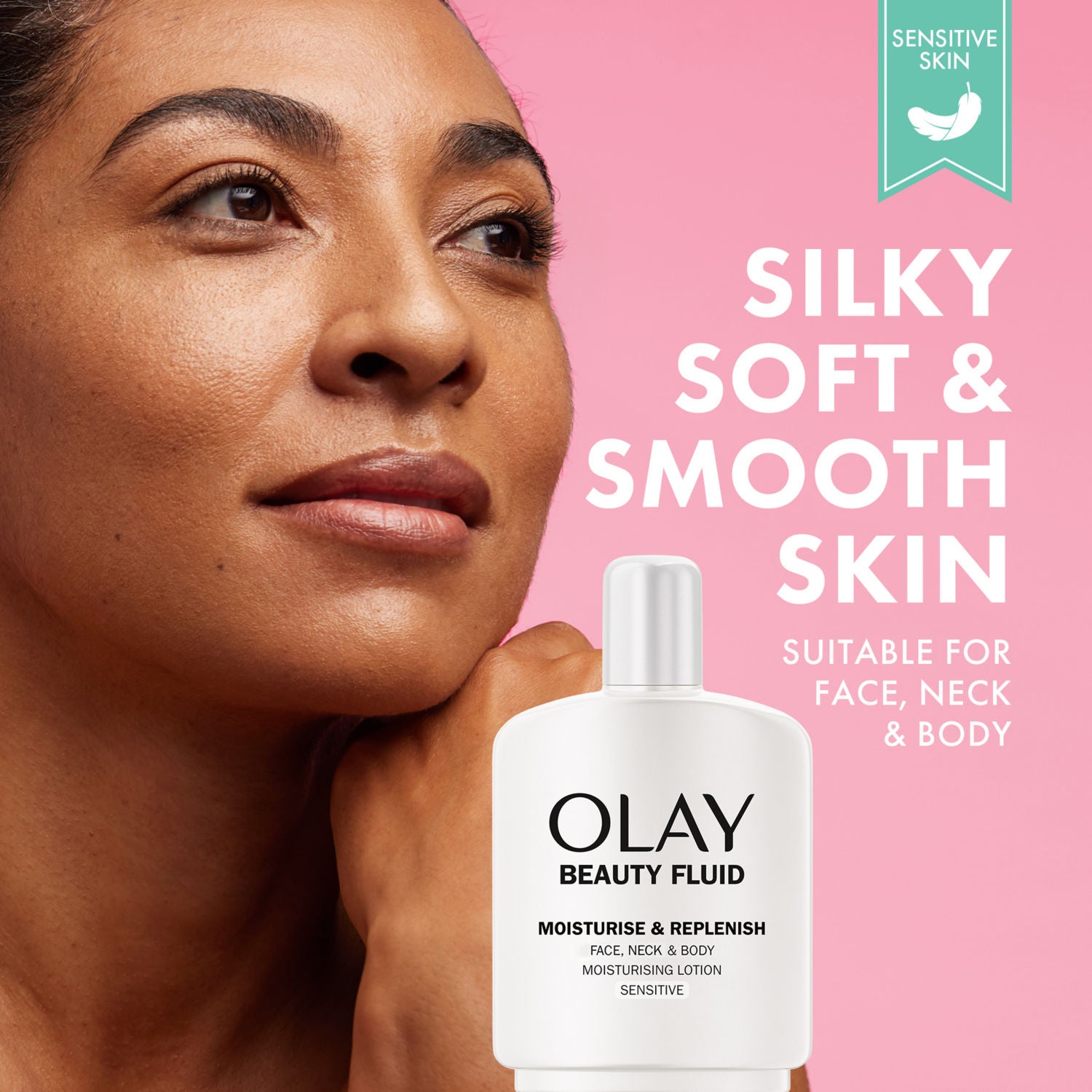 Olay face and neck lotion for sensitive skin 200ml, imported from the UK