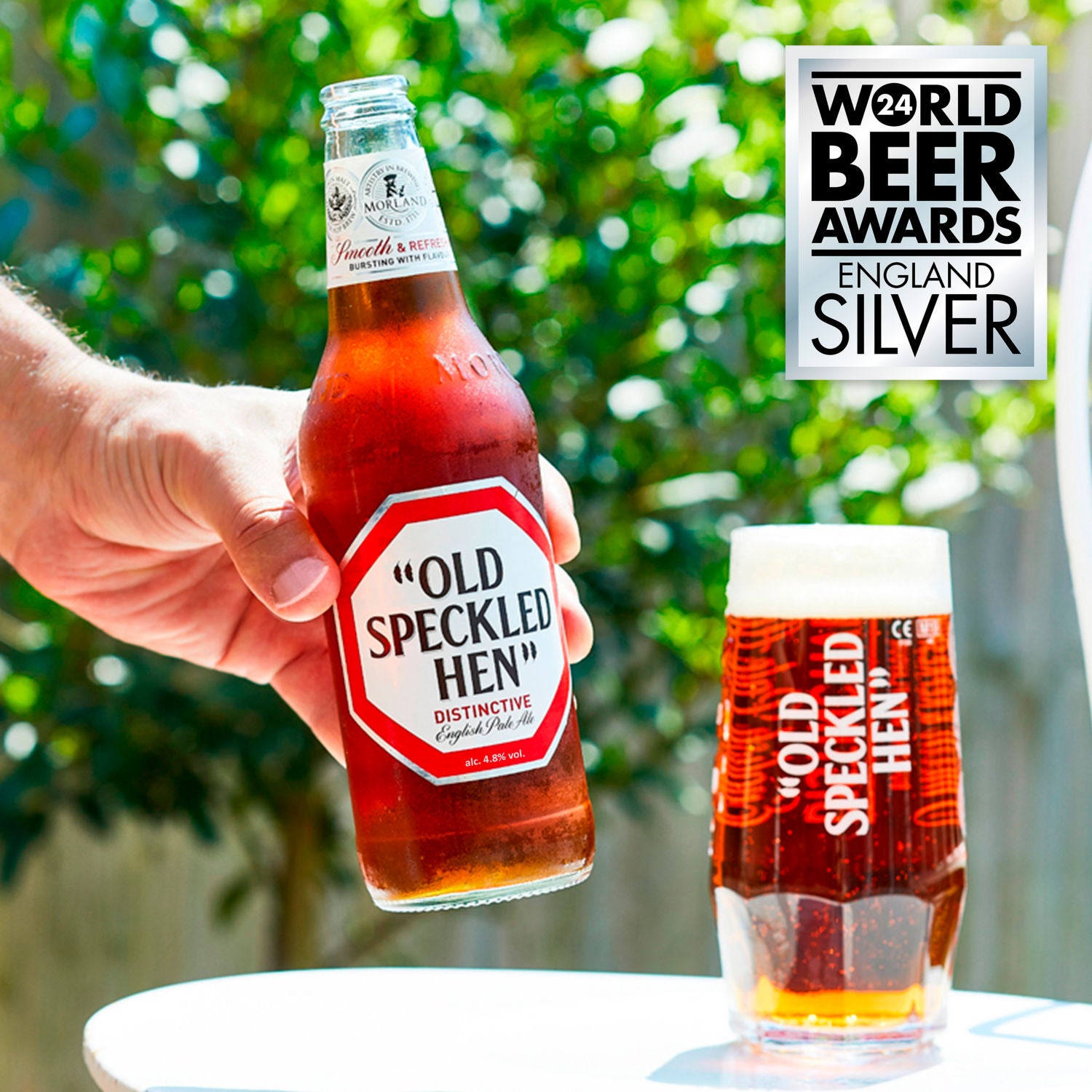 Old Speckled Hen English Pale Ale 500ml, imported from the UK