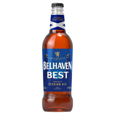 Belhaven Best smooth session ale 500ml, imported from the UK