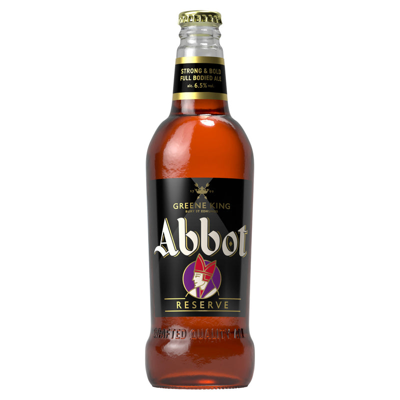 Greene King Abbot Reserve 500ml beer, imported from the UK