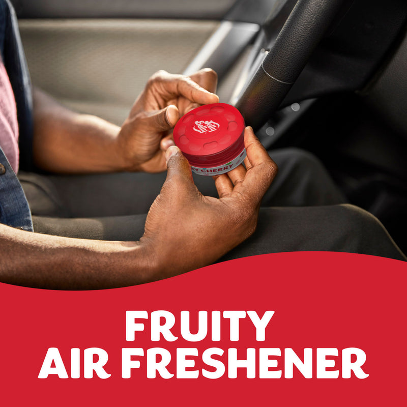 Jelly Belly cherry air freshener gel can 70g, UK version