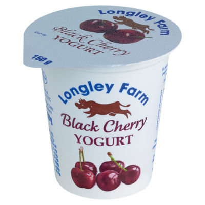 زبادي Longley Farm بالكرز الأسود 150 جم