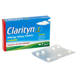 Clarityn Allergy Tablets 10mg loratadine 7 tablets, imported from the UK